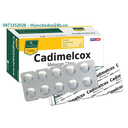 Thuốc Cadimelcox 7,5mg - Viêm khớp