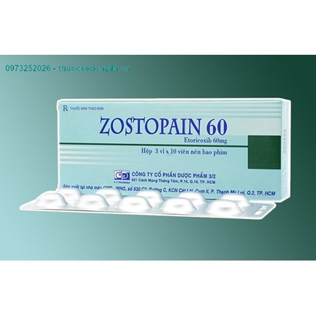 Thuốc Zostopain 60-Viêm xương khớp