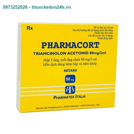 Thuốc Pharmacort- Hỗn dịch tiêm bắp
