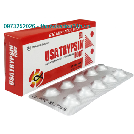 Thuốc Usatrypsin - Điều trị kháng viêm
