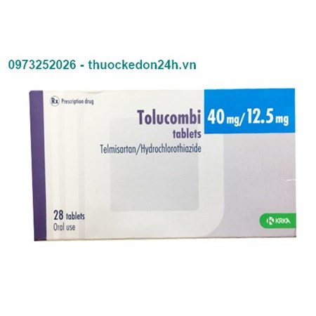 Thuốc Tolucombi 40mg/12.5mg- Điều trị tăng huyết áp