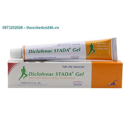Thuốc Diclofenac STADA Gel -Thuốc bôi giảm đau chống viêm xương khớp