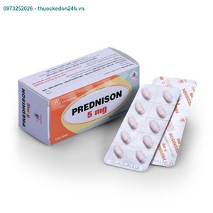 Thuốc Prednisolon 5mg -Thuốc chống viêm