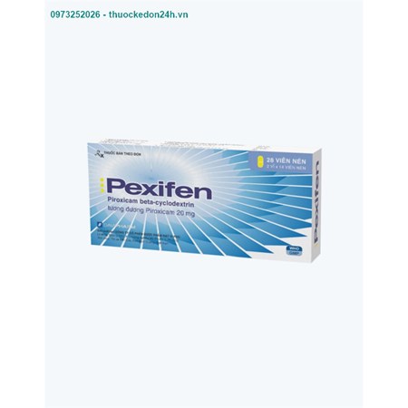 Thuốc Pexifen- Thuốc giảm đau, chống viêm