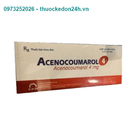 Acenocoumarol-VNP 4 - Thuốc Ngừa Biến Chứng Huyết Khối