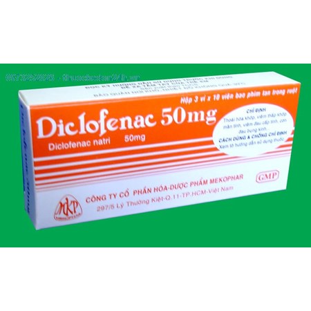 Diclofenac 50mg Mekophar