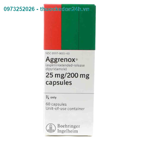 Aggrenox 25 Mg/200 Mg Capsules