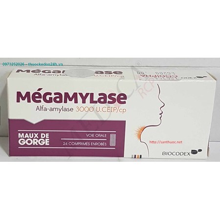 Megamylase - Điều Trị Sưng Huyết Ở Họng Miệng