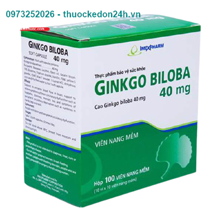 Ginkgo Biloba - Sản Phẩm Cải Thiện Chức Năng Của Não Bộ