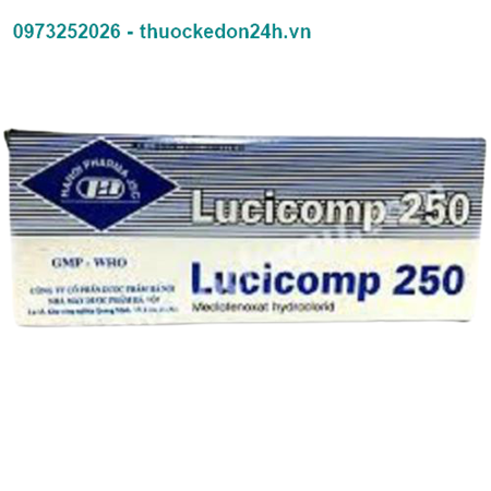 Thuốc Lucicomp 250mg - Tác Dụng Lên Hệ Thần Kinh Trung Ương