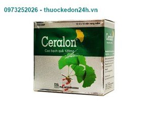 Ceralon 120 Mg - Thuốc Có Tác Dụng Tăng Tuần Hoàn Máu Não