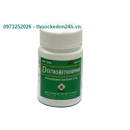 Thuốc Dextromethorphan 15mg