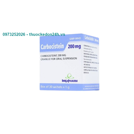 Thuốc Carbocistein - Điều Trị Rối Loạn Tiết Dịch Đường Hô Hấp