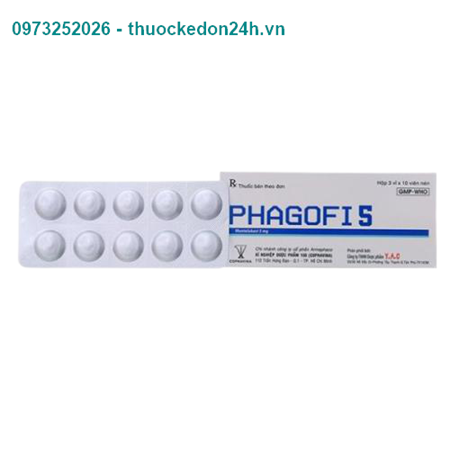 Thuốc Phagofi-5mg - Thuốc Điều Trị Các Bệnh Đường Hô Hấp