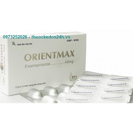 Thuốc Orientmax 40mg - Thuốc Giảm Tiết Acid Dạ Dày
