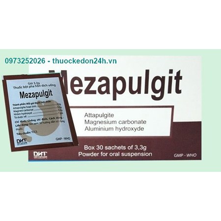 Thuốc Mezapulgit - Thuốc Điều Trị Viêm Loét Dạ Dày- Tá Tràng