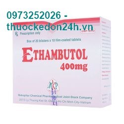 Thuốc Ethambutol 400mg MKP (Hộp 60 Viên)