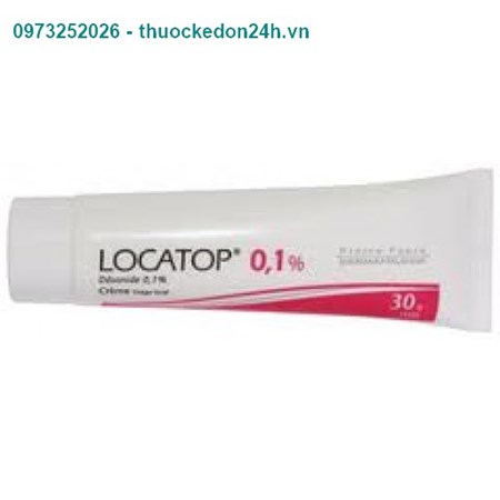 Locatop Cream 0,1% 30g - Thuốc Trị Chàm, Tổ Đỉa, Vảy Nến
