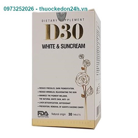 D30 White & Suncream