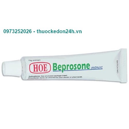 HOE Beproson Ointment 15g - Thuốc Da Liễu Chữa Viêm Da