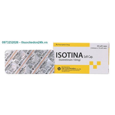 Thuốc Isotina Soft Cap.