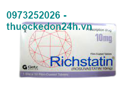 Richtatin 10 Mg - Thuốc Có Tác Dụng Hạ Cholesterol Máu