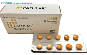 Thuốc Zafular - Điều trị tăng lipid máu 