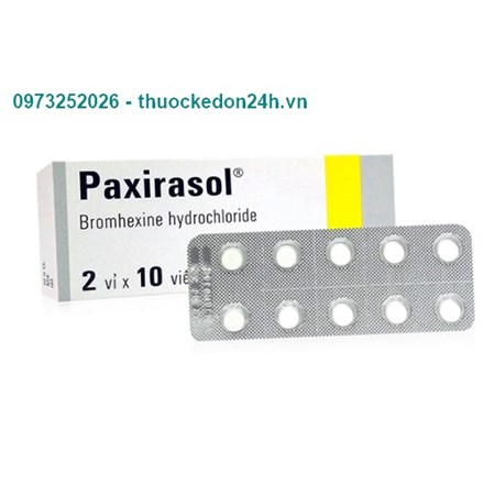 Thuốc Paxirasol - Giảm ho, long đờm