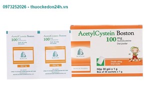 Thuốc Acetylcystein Boston 100 - Điều trị ho, long đờm 