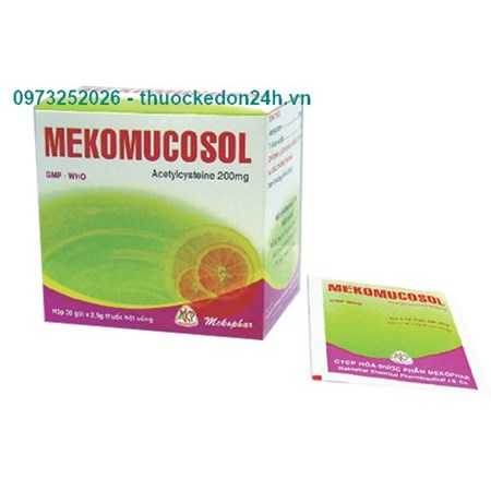 Thuốc Mekomucosol - Điều trị các bệnh đường hô hấp 