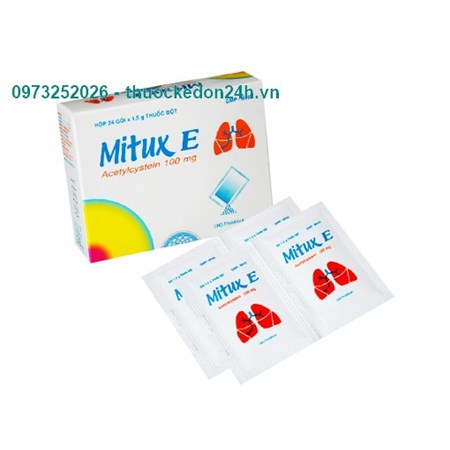 Mitux E 100mg - Thuốc Có Tác Dụng Làm Tiêu Chất Nhầy