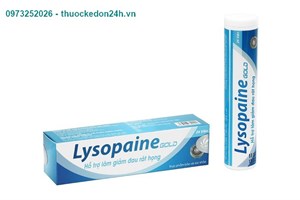 Thuốc Lysopaine gold - Giảm sưng, đau rát họng 