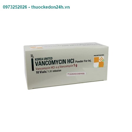 Thuốc Tiêm Korea United Vancomycin HCl 1g