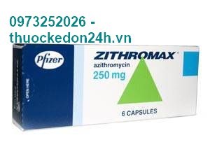 Thuốc Zithromax 250mg - Kháng sinh điều trị nhiếm khuẩn 