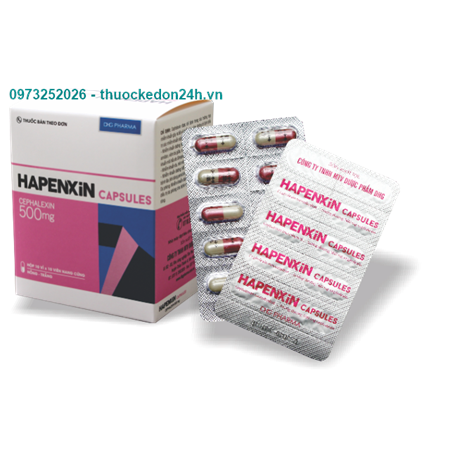 Thuốc Hapenxin Capsules 500mg - Chỉ định nhiễm trùng