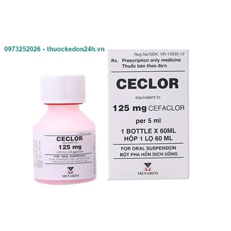 Thuốc Ceclor 125 - Kháng sinh hiệu quả
