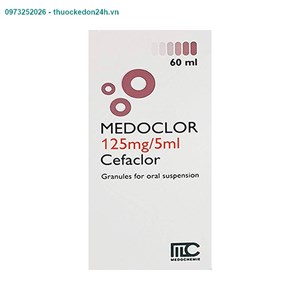 Thuốc Medoclor 125mg 60ml - Kháng sinh hiệu quả 