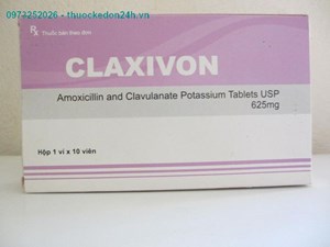 Claxivon 625mg - Kháng sinh hiệu quả 