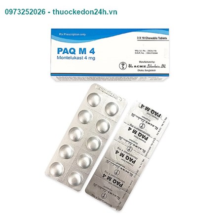 Thuốc PAQ M 4 - Thuốc điều trị hen phế quản 