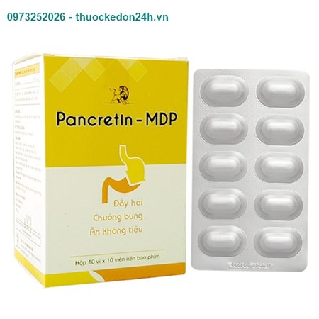 Thuốc Pancretin-MDP - Kích thích tiêu hóa, chống đầy hơi