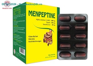 Men tiêu hóa Menpeptine - Hỗ trợ tiêu hóa