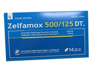 Thuốc ZELFAMOX 500/125 DT - Kháng Sinh Chống Nhiễm Khuẩn