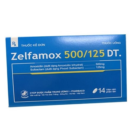Thuốc ZELFAMOX 500/125 DT - Kháng Sinh Chống Nhiễm Khuẩn