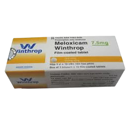 Thuốc Meloxicam Winthrop 7,5mg- Thuốc Chống Viêm