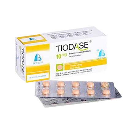 Thuốc Tiodase 10mg- Chống viêm, tiêu chất nhầy