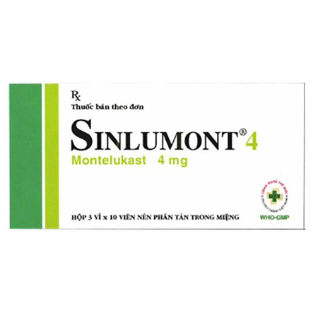 Sinlumont 4 - Điều trị hen phế quản 