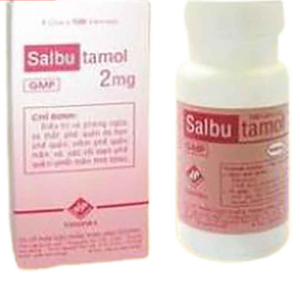 Thuốc Salbutamol 2mg Vidipha (lọ) - Điều trị viêm phế quản mãn tính 