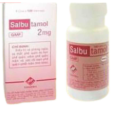Thuốc Salbutamol 2mg Vidipha (lọ) - Điều trị viêm phế quản mãn tính 