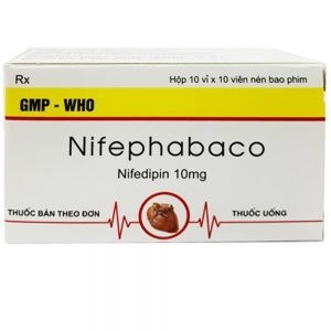 Thuốc Nifephabaco 10mg TW1- Điều trị huyết áp