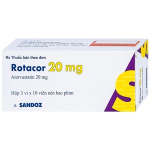 Thuốc Rotacor 20mg - Thuốc Làm Giảm Cholesterol Máu